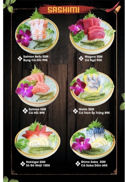 Menu quán 17 
