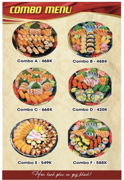 Menu quán 7 