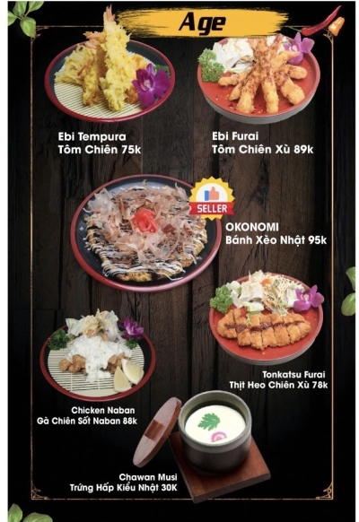 Menu quán 3 