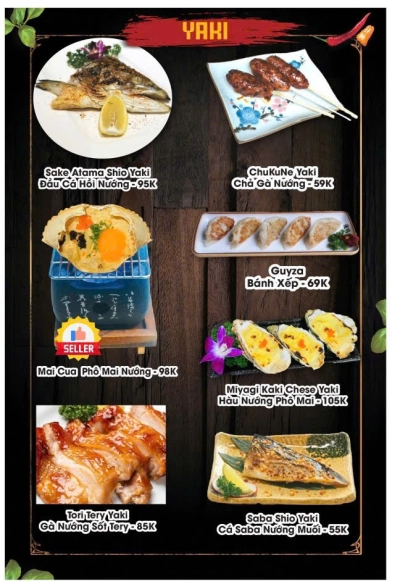 Menu quán 4 