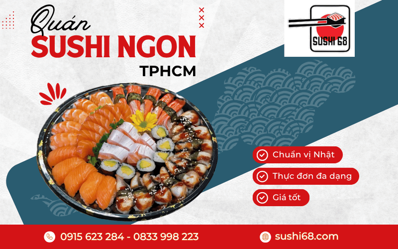 quán sushi ngon TPHCM