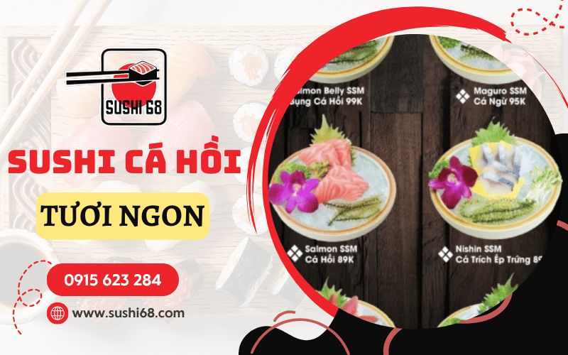 sushi cá hồi