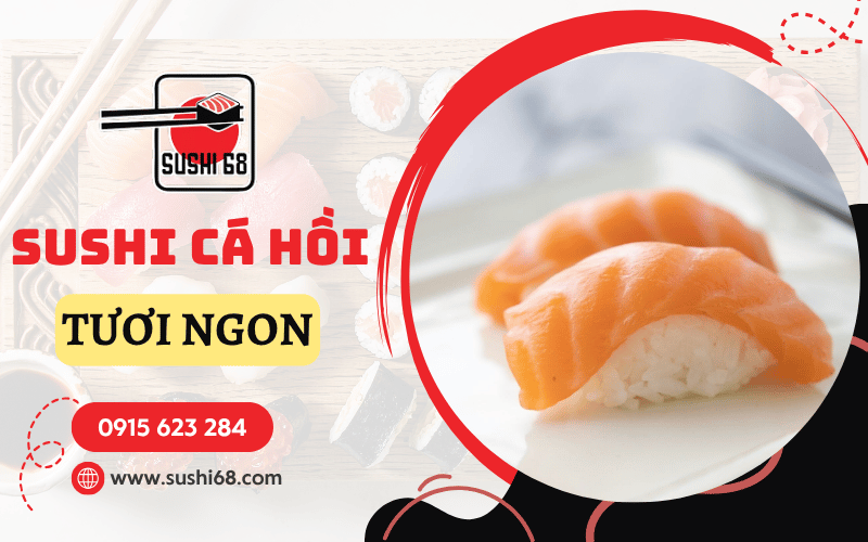 sushi cá hồi