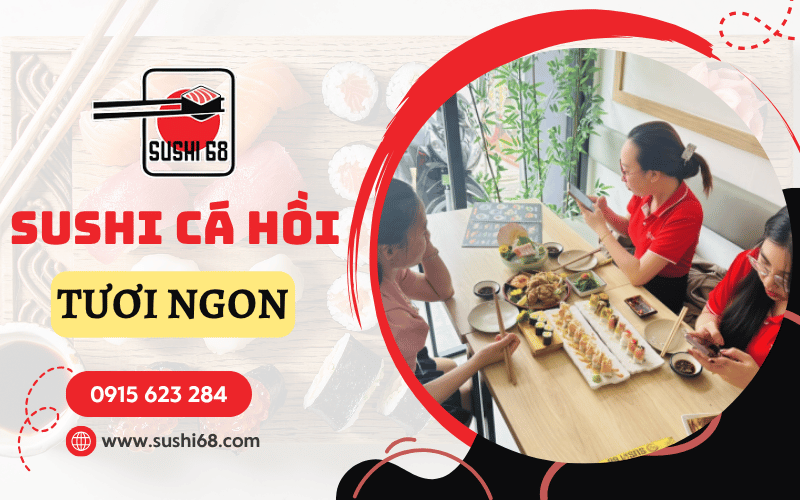 sushi cá hồi