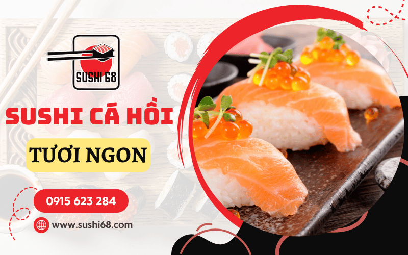 sushi cá hồi